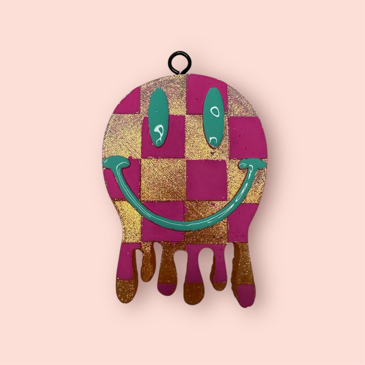 Drip Smiley Face Car Freshie