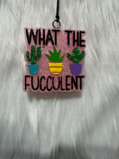 What the Fucculent Car Freshie