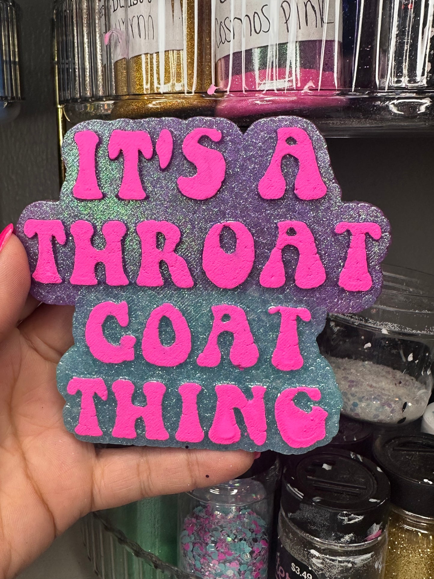 It’s a throat goat thing