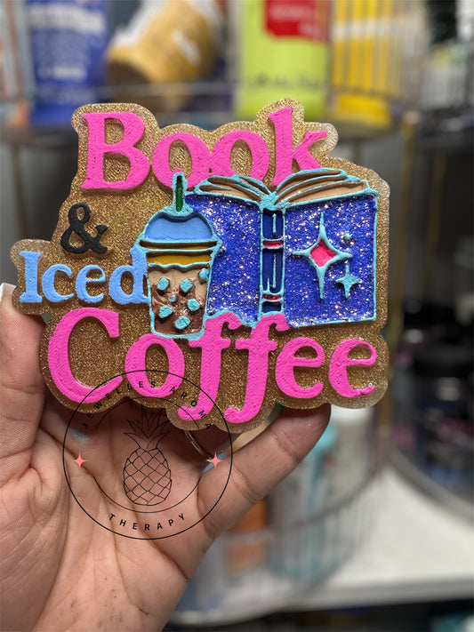Book & Iced Coffee