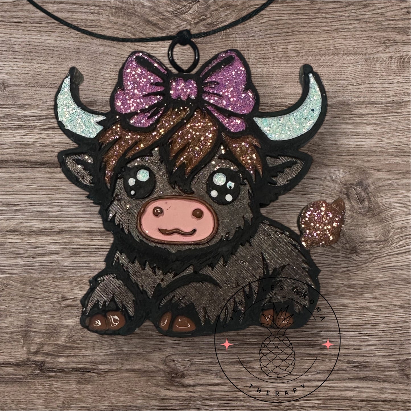 Baby Highland Cow Car Freshie