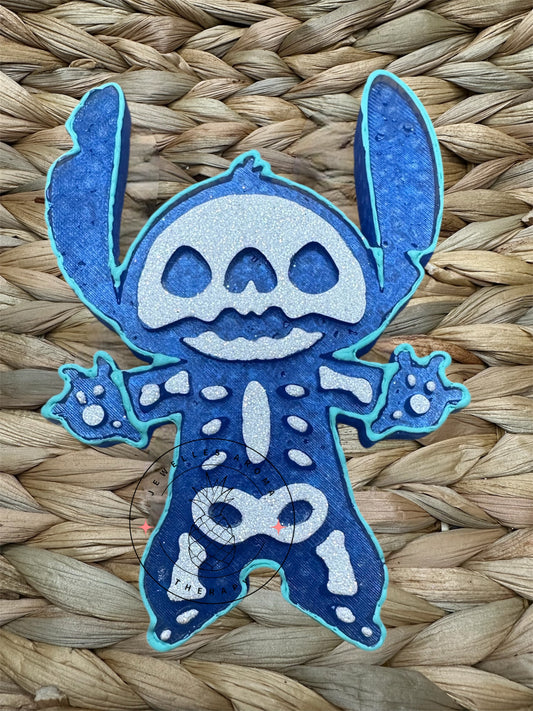 Blue guy Skeleton-Glow in the Dark