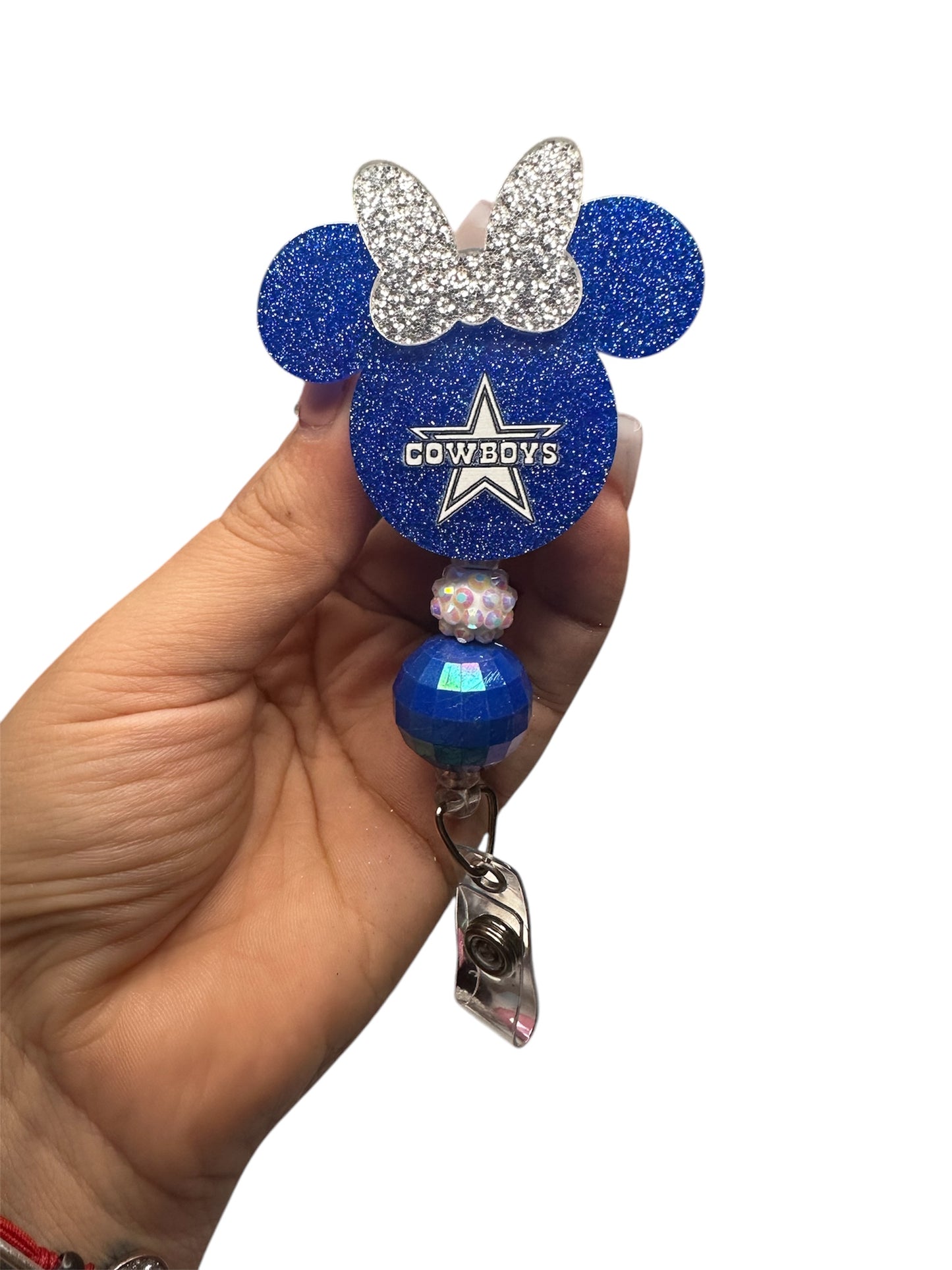 Cowboy Minnie badge reel