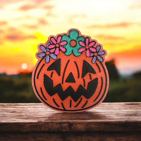 Flower Pumpkin Car Freshie
