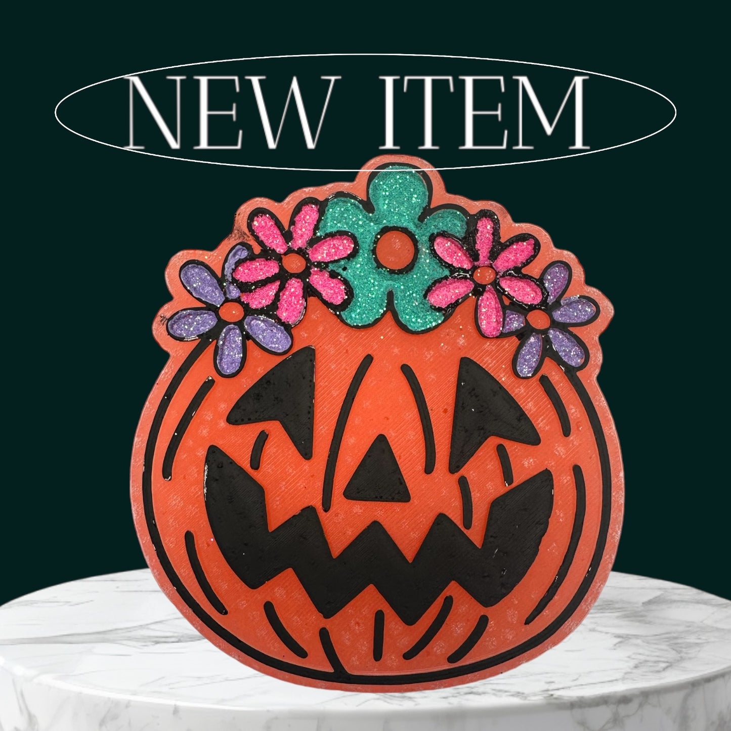 Flower Pumpkin Car Freshie